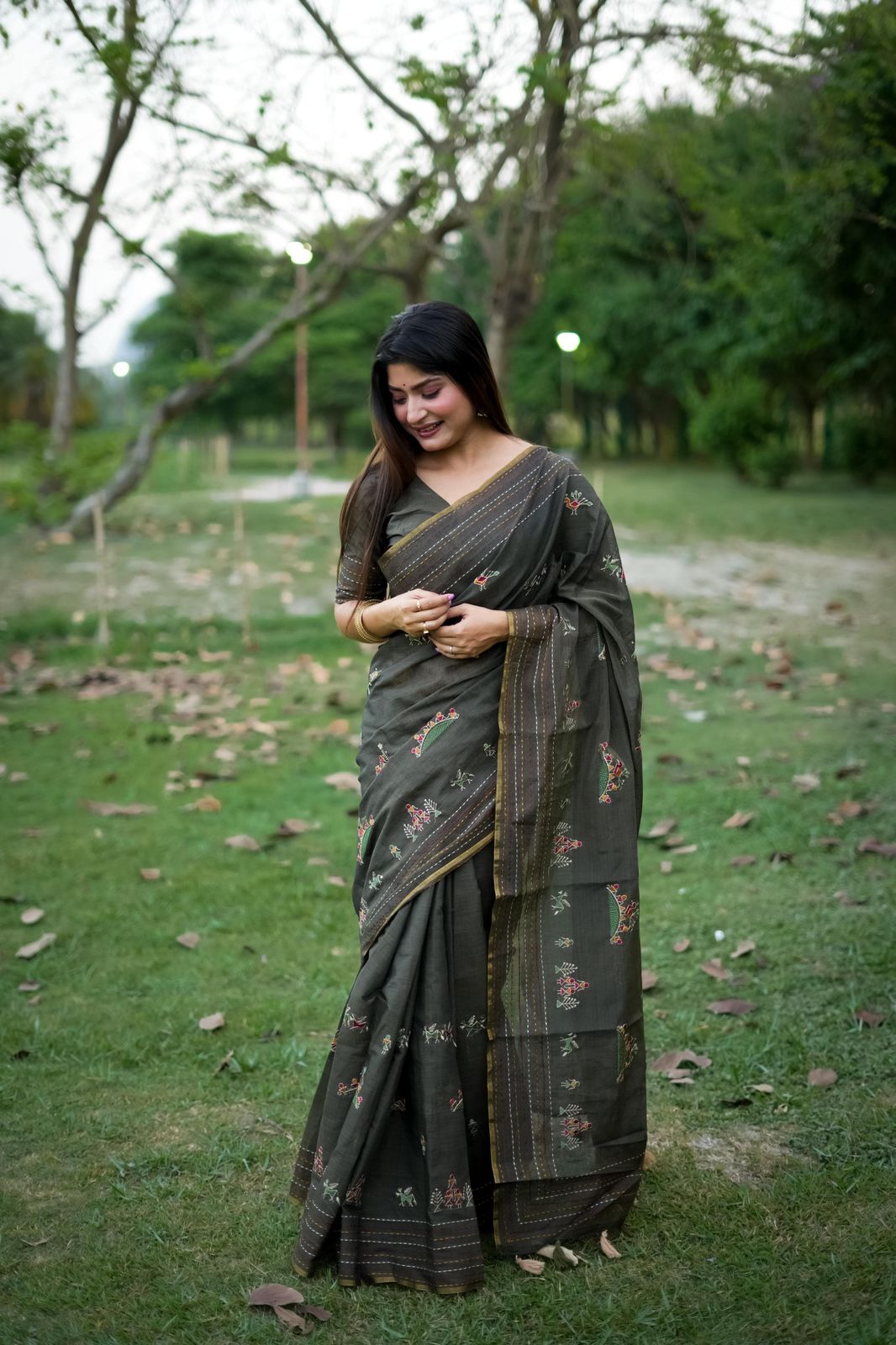 Kantha border saree | Luxury Wear For Women