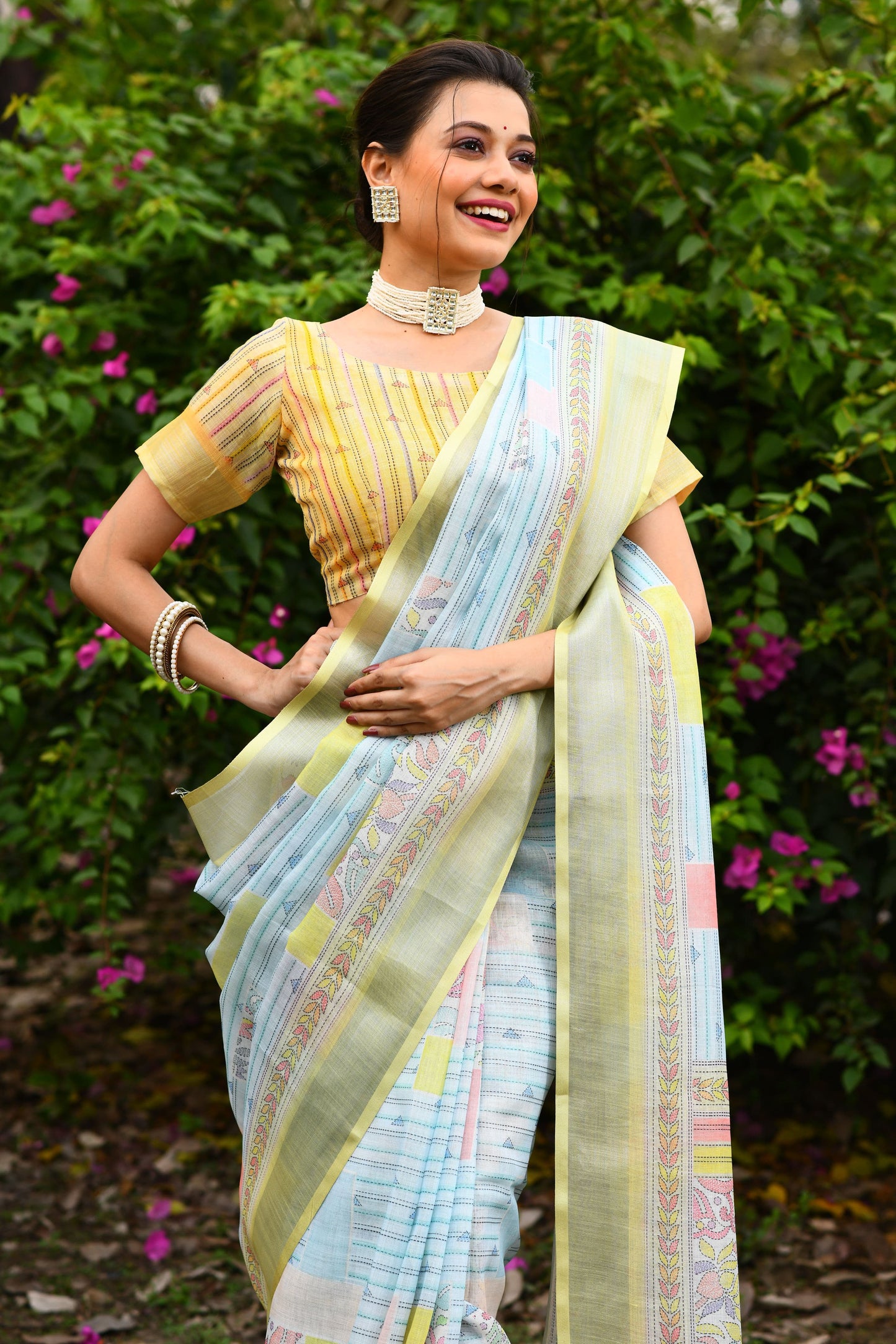 Premium linen saree | Luxury Wear For Women