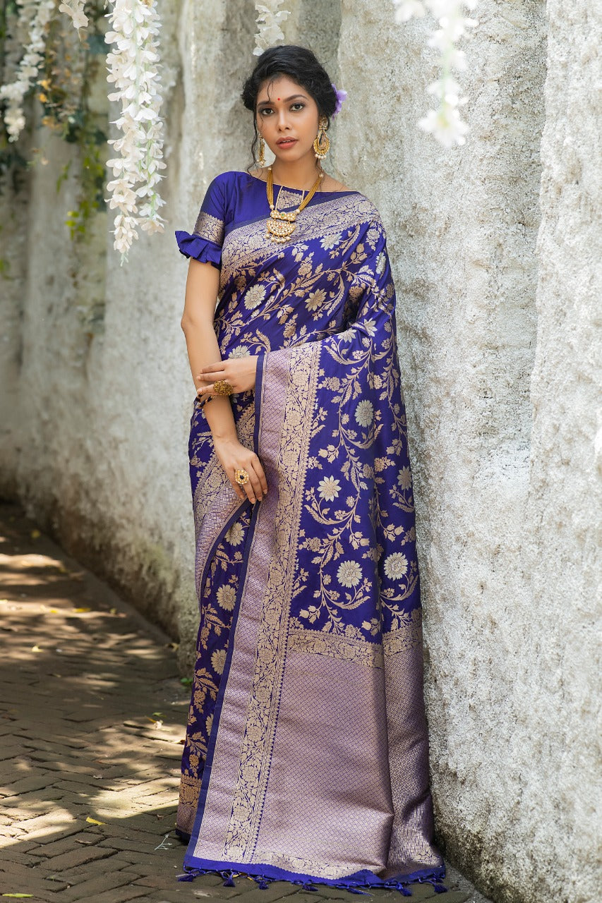 Soft Banarasi silk saree | Luxury Wear For Women