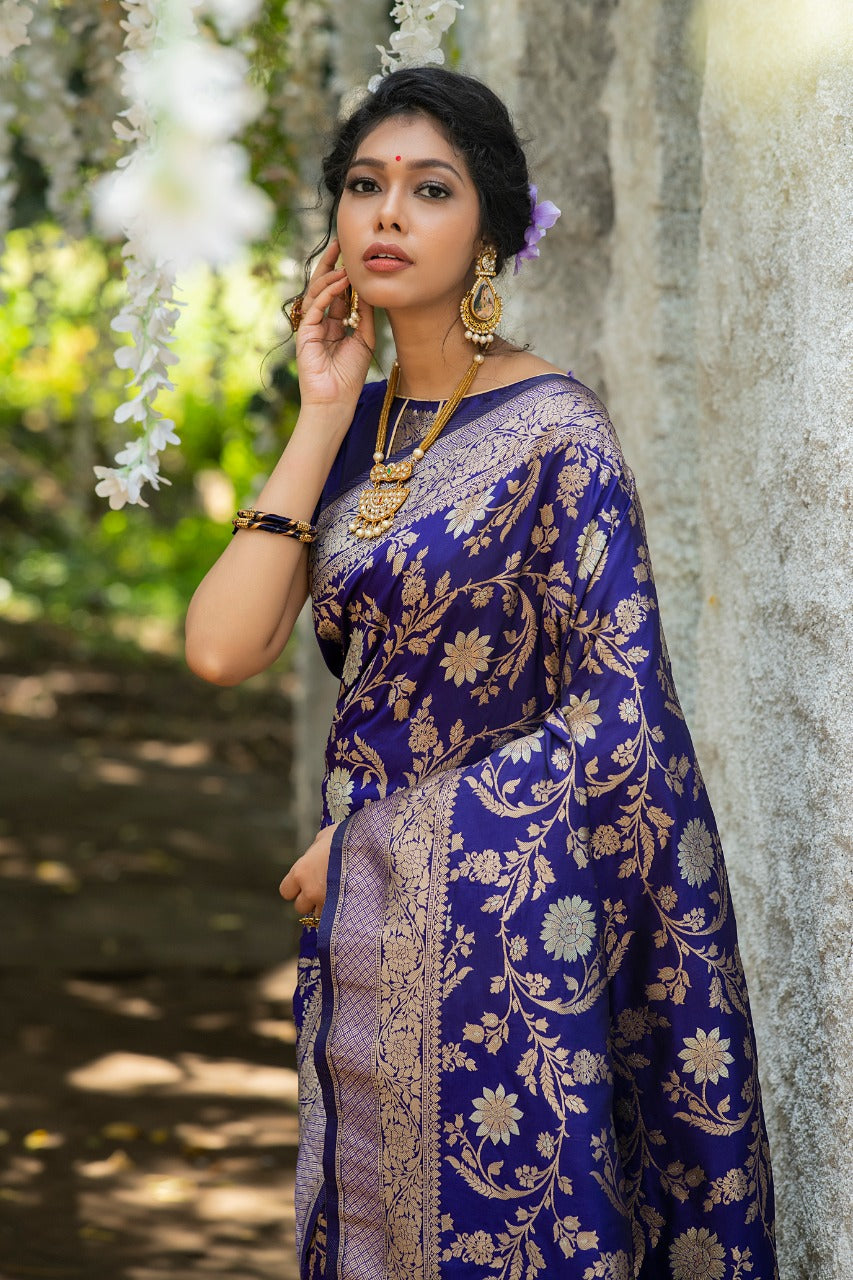 Soft Banarasi silk saree | Luxury Wear For Women