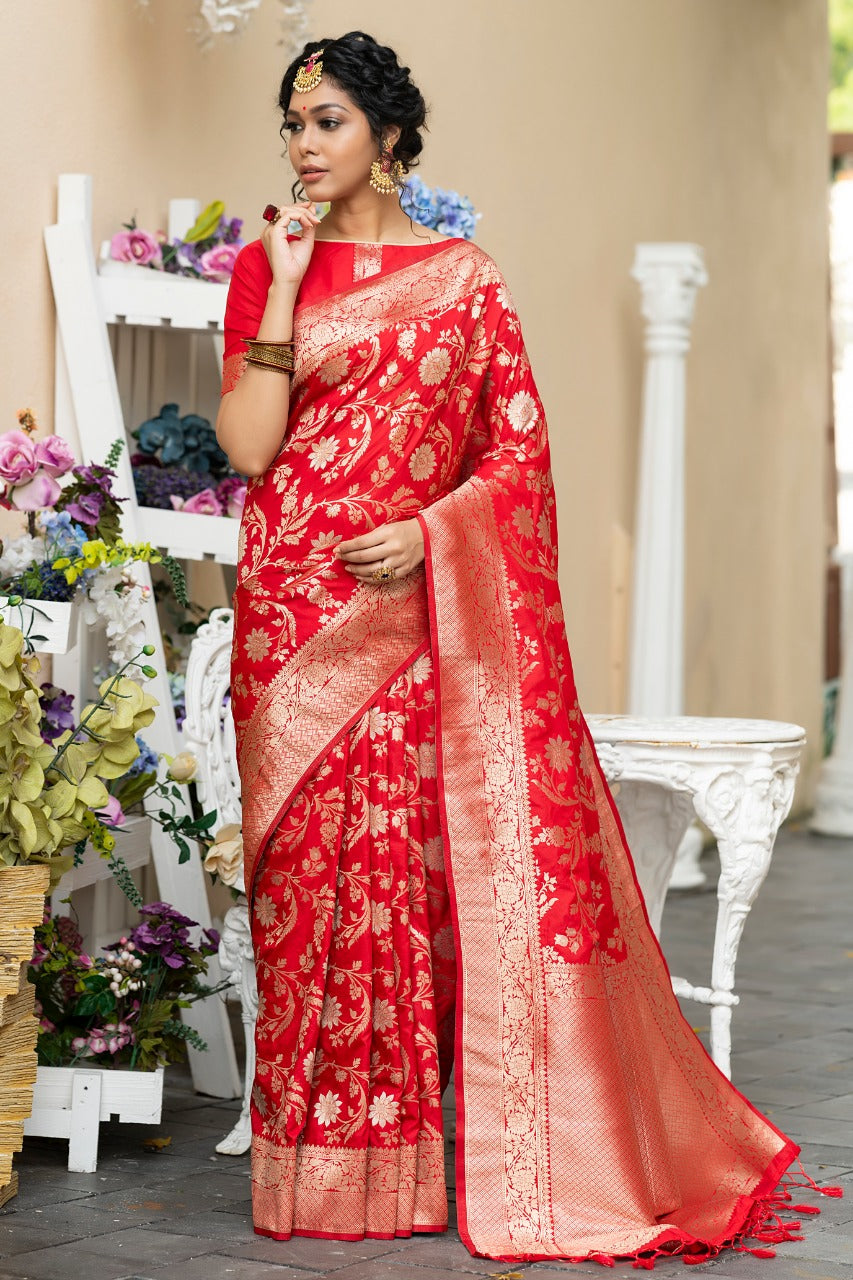 Soft Banarasi silk saree | Luxury Wear For Women