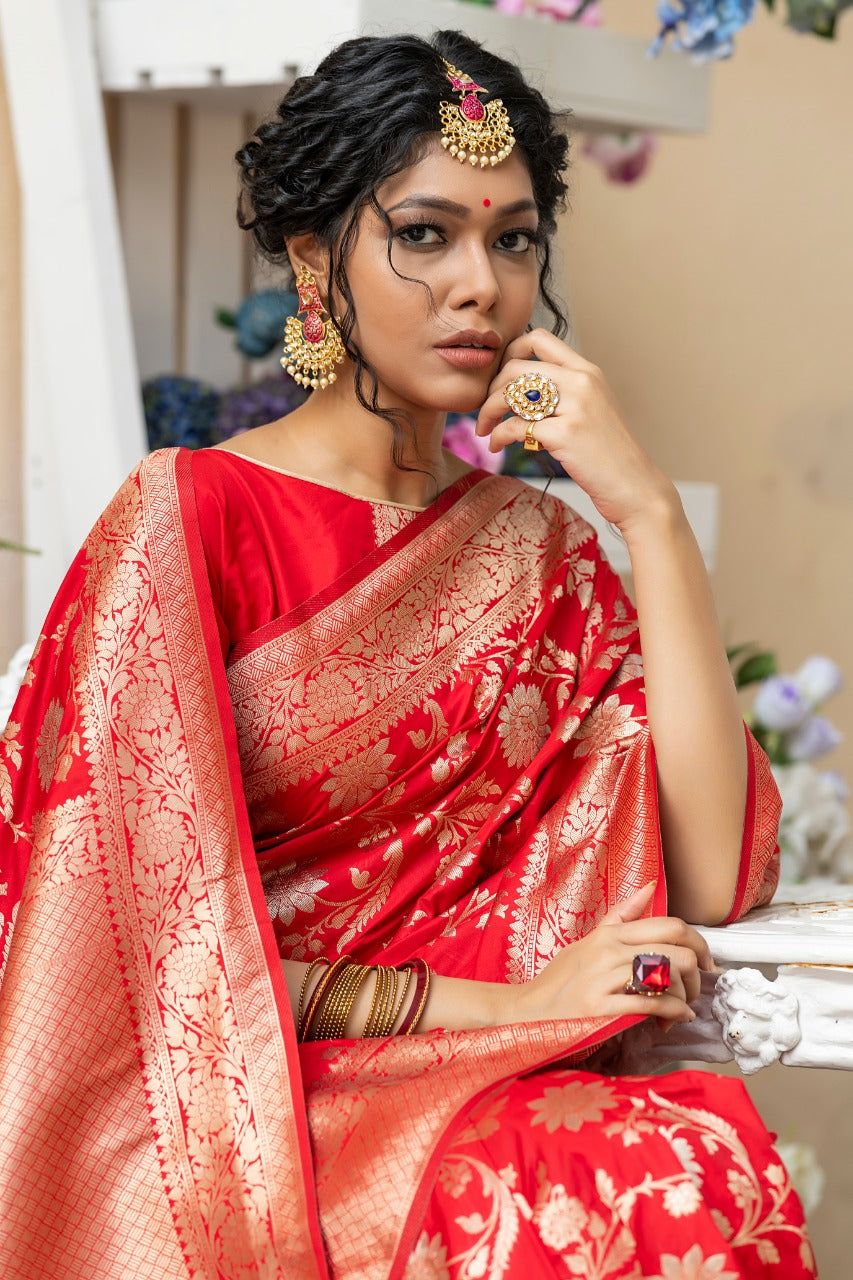 Soft Banarasi silk saree | Luxury Wear For Women